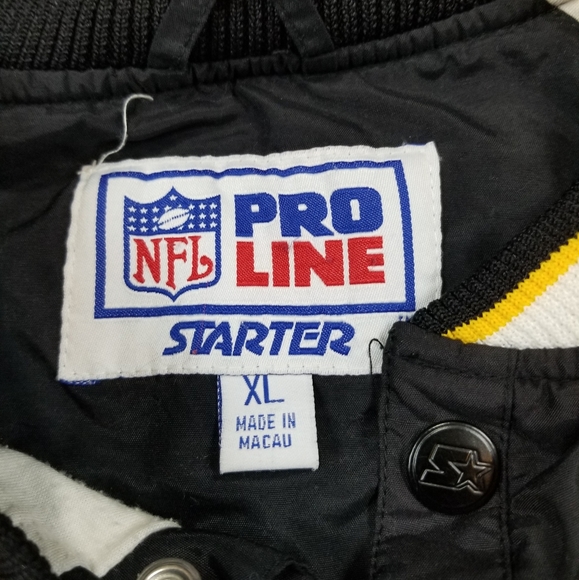 🔥VTG🔥 STARTER Pittsburgh Steelers Jacket sz XL - Picture 3 of 9